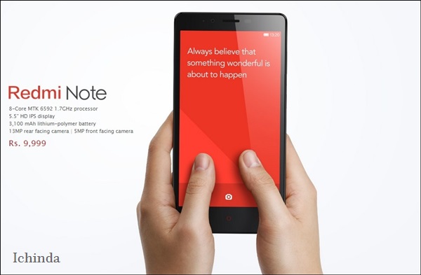 Xiaomi Redmi Note 4G To Launch in India This Dec. At Rs. 9,999